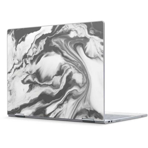 Grey Marble Ink Pixelbook Skin